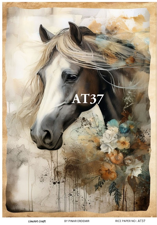 LİNEART PİRİNÇ DEKOPAJ AT37