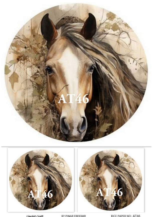 LİNEART PİRİNÇ DEKOPAJ AT46