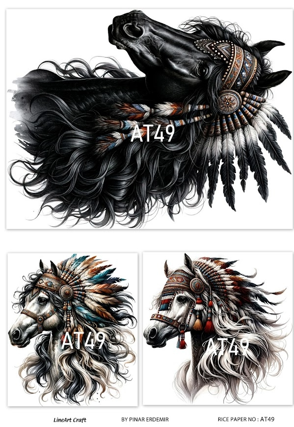 LİNEART PİRİNÇ DEKOPAJ AT49