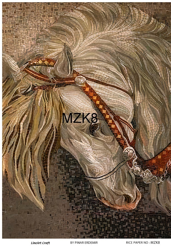 LİNEART PİRİNÇ DEKOPAJ MZK8