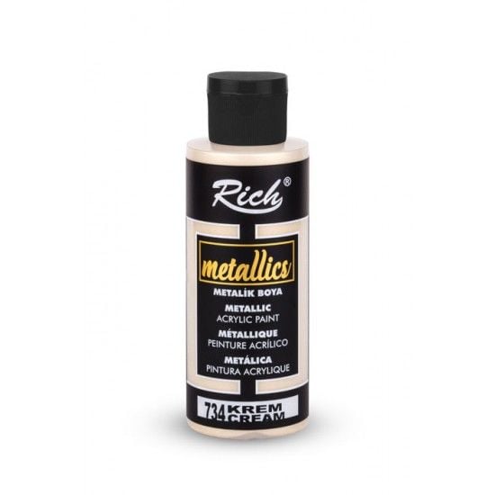 METALİK BOYA 120ML - KREM