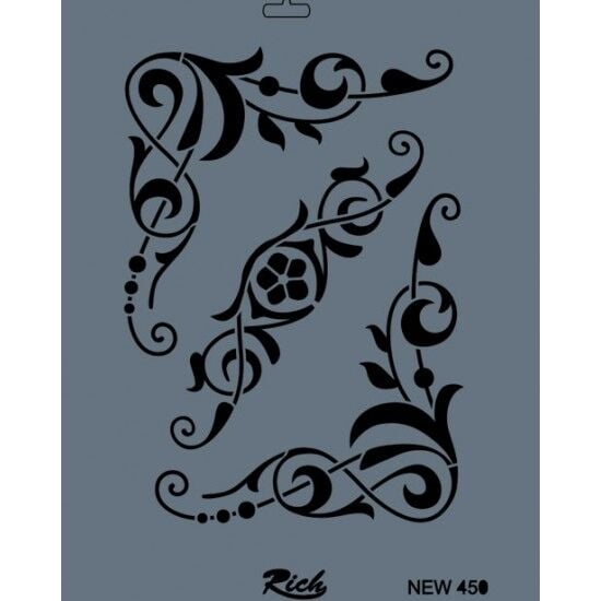 RİCH STENCIL ŞABLON 25X35 450