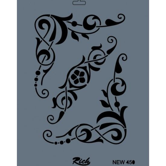 RİCH STENCIL ŞABLON 25X35 450