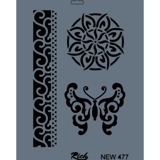 RİCH STENCIL ŞABLON 25X35 477