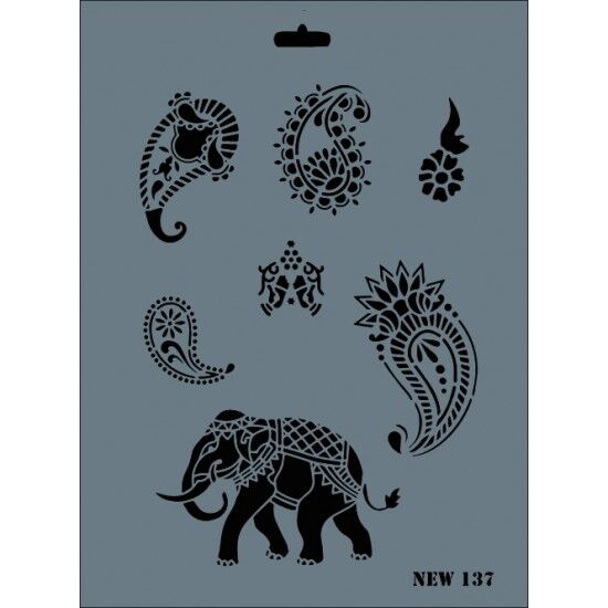 RİCH STENCIL ŞABLON 25X35 137