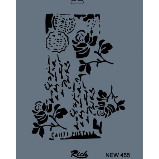 RİCH STENCIL ŞABLON 25X35 455