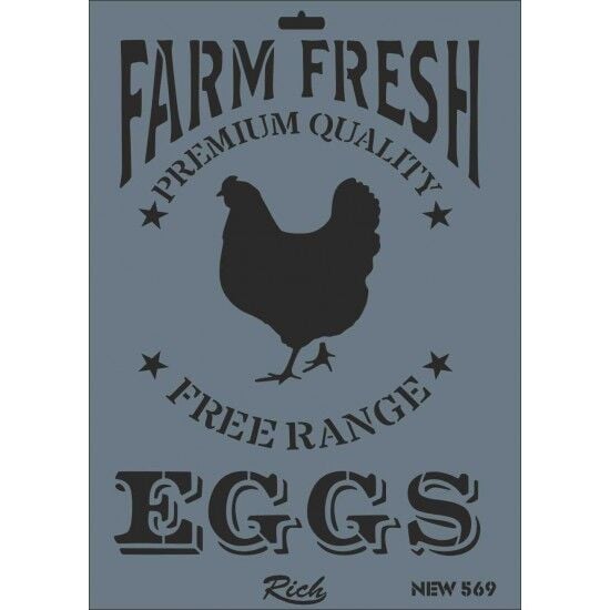 RİCH STENCIL ŞABLON 25X35 569