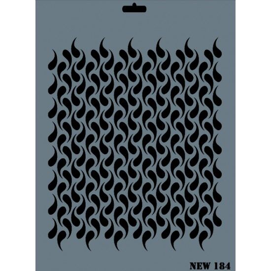 RİCH STENCIL ŞABLON 25X35 184