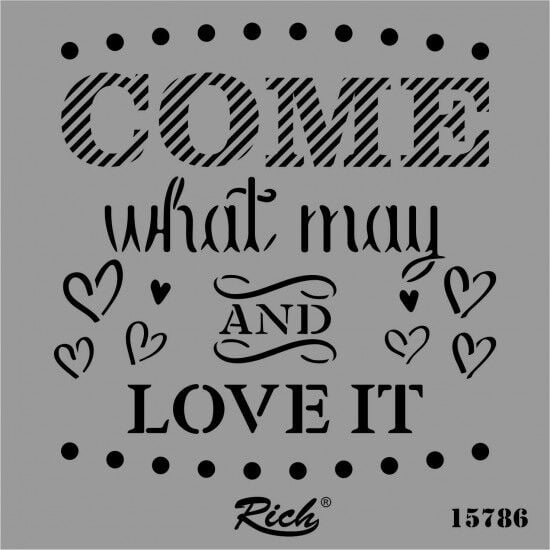 RİCH STENCIL ŞABLON 25X35 15786