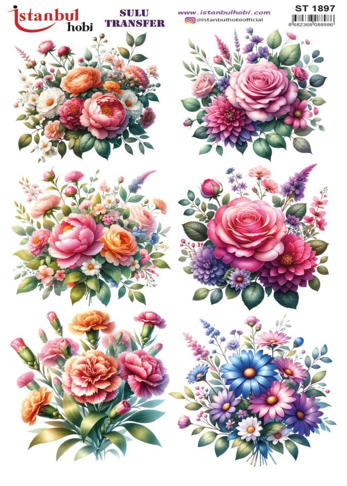 İSTANBUL HOBİ SULU TRANSFER (25x35 ) ST 1897