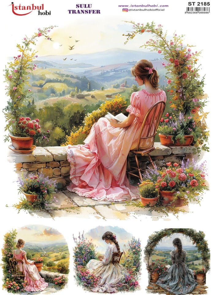 İSTANBUL HOBİ SULU TRANSFER (25 x 35) ST 2185