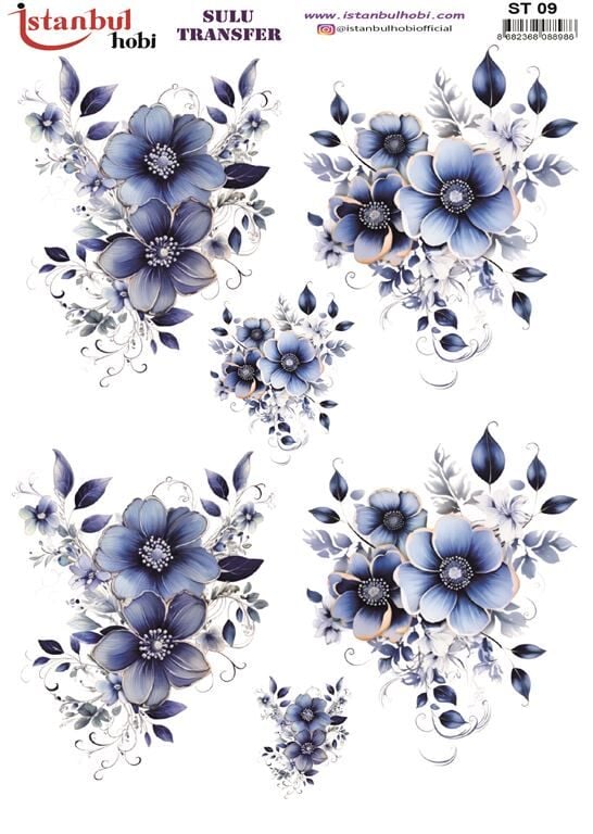 İSTANBUL HOBİ SULU TRANSFER (25x35) ST 09