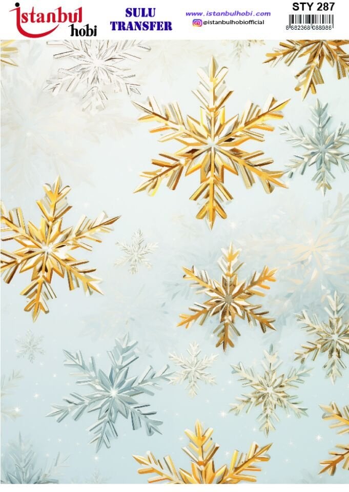 İSTANBUL HOBİ YILBAŞI SULU TRANSFER (25x35) STY 287