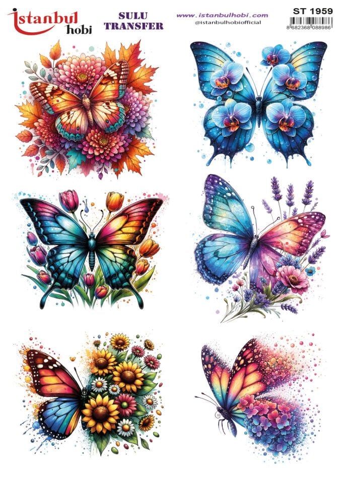 İSTANBUL HOBİ SULU TRANSFER (25x35 ) ST 1959