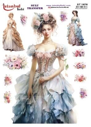 İSTANBUL HOBİ SULU TRANSFER (25x35 ) ST 1676