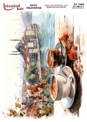 İSTANBUL HOBİ SULU TRANSFER (25x35 ) ST 1596
