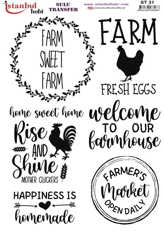 İSTANBUL HOBİ SULU TRANSFER (25x35 ) ST 31