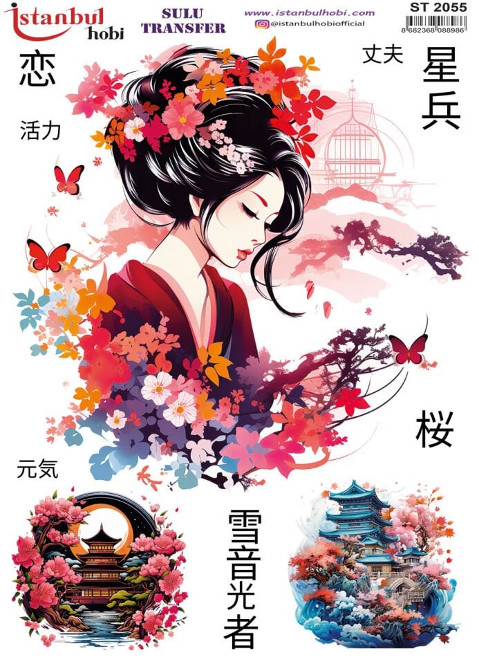 İSTANBUL HOBİ SULU TRANSFER (25x35 ) ST 2055