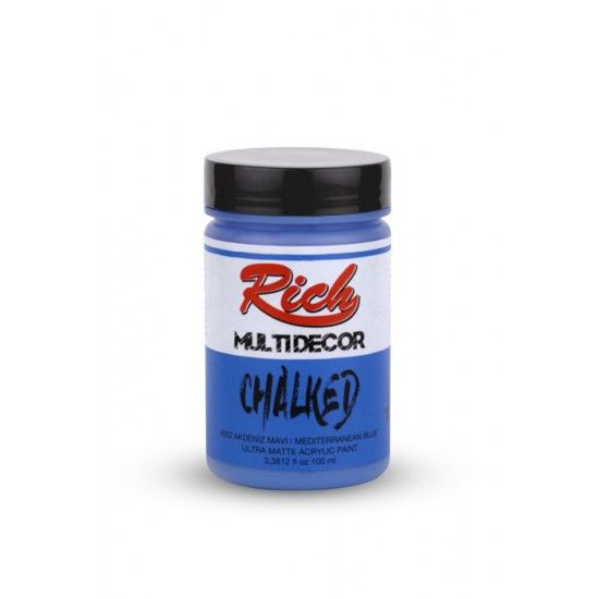 MULTİ DECOR CHALKED 100ML - AKDENİZ MAVİ