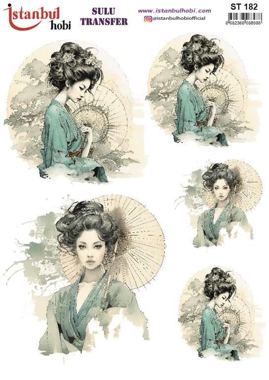 İSTANBUL HOBİ SULU TRANSFER (25x35) ST 182