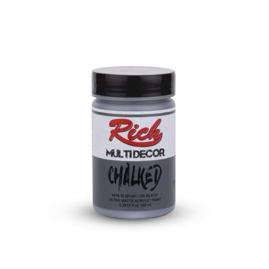 MULTİ DECOR CHALKED 100ML - İS SİYAH