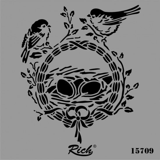 RİCH STENCIL KARE 25*25 15709