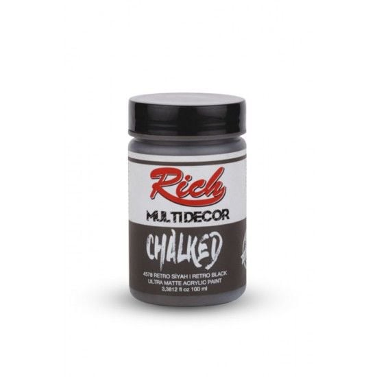 MULTİ DECOR CHALKED 100ML - RETRO SİYAH