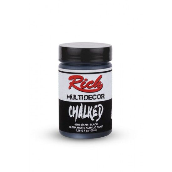 MULTİ DECOR CHALKED 100ML - SİYAH