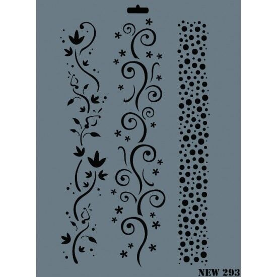 RİCH STENCIL ŞABLON 25X35 293