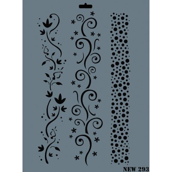 RİCH STENCIL ŞABLON 25X35 293