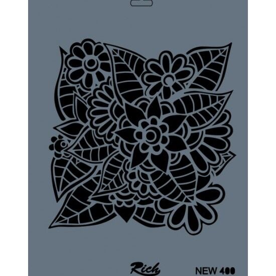 RİCH ŞABLON STENCIL 25X35 400