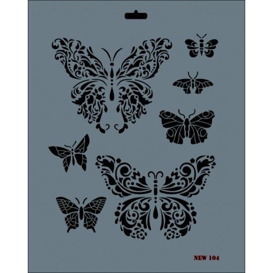 RİCH STENCIL ŞABLON 25X35 104