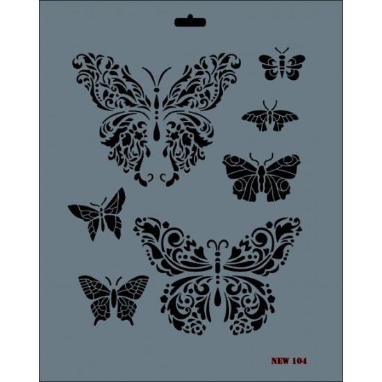 RİCH STENCIL ŞABLON 25X35 104