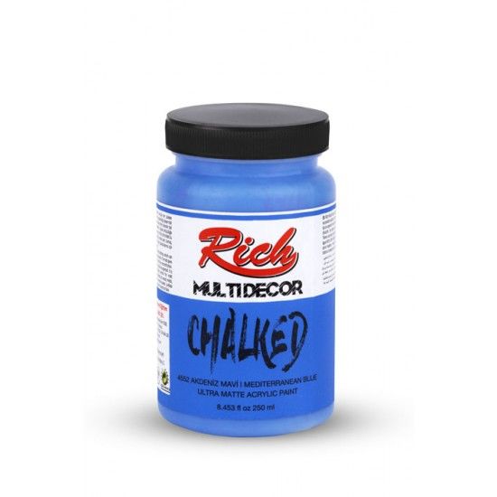 MULTİ DECOR CHALKED 250ML- AKDENİZ MAVİ