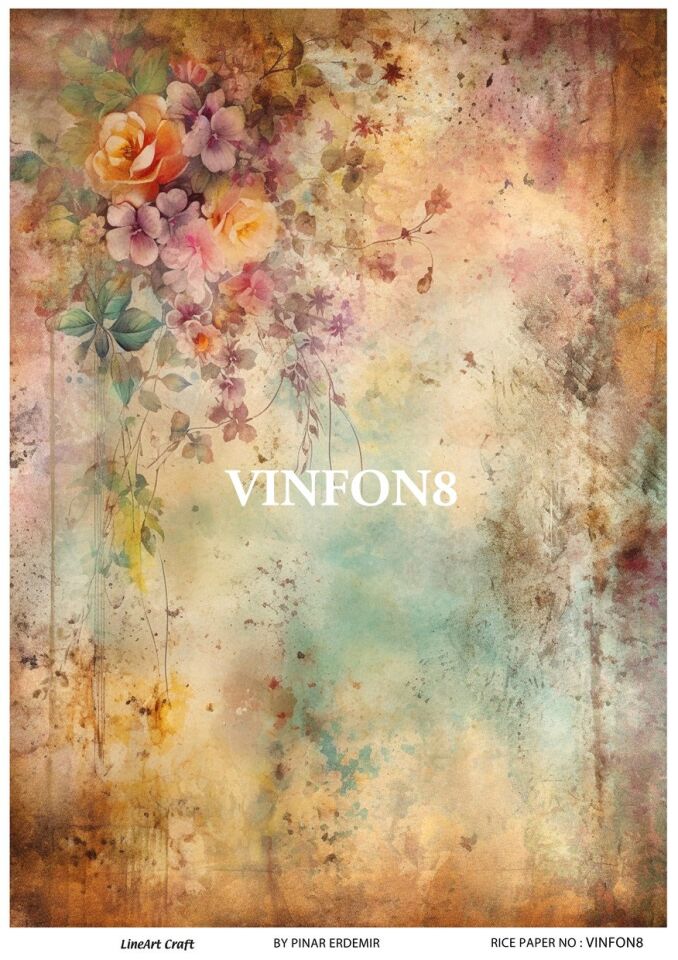 LİNEART PİRİNÇ DEKOPAJ VINFON8