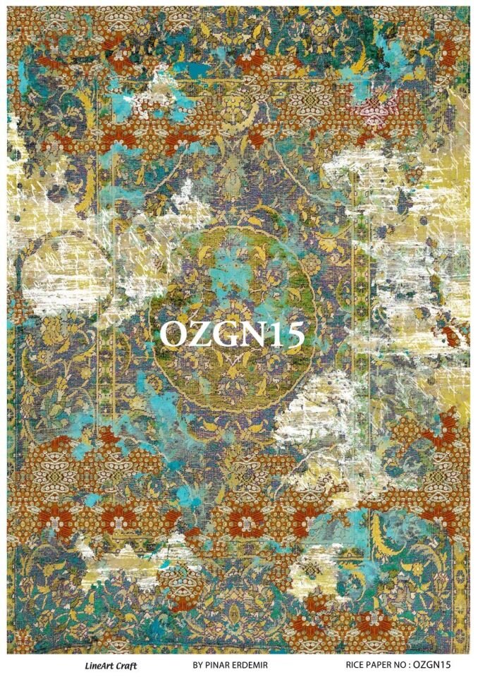 LİNEART PİRİNÇ DEKOPAJ OZGN15