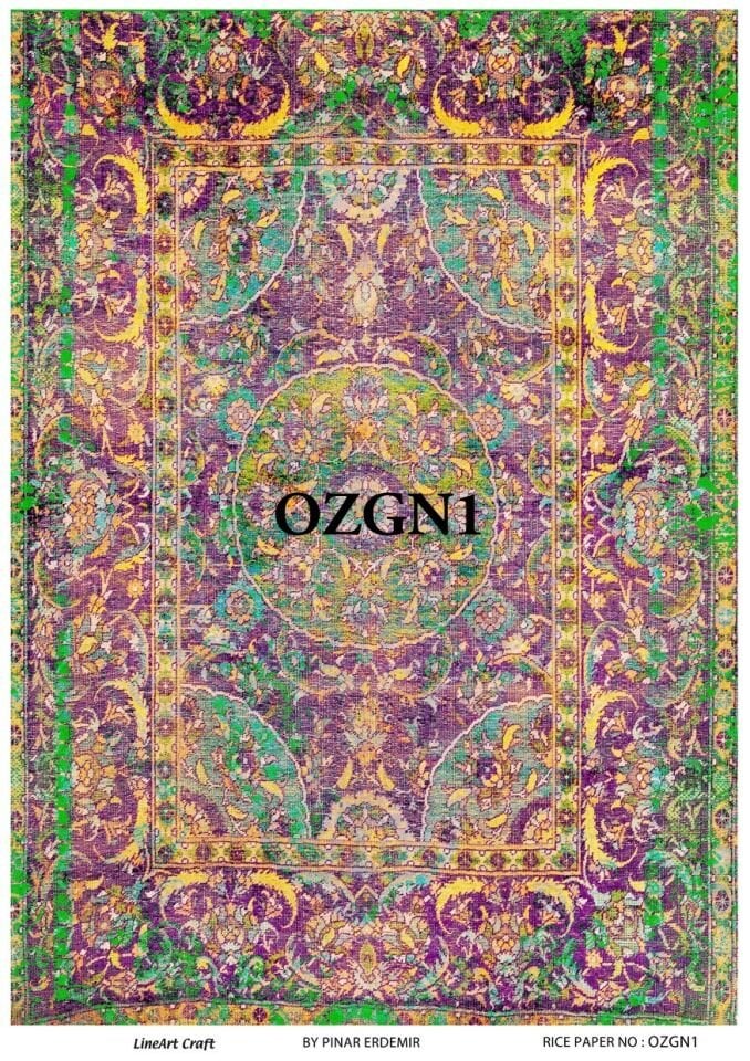 LİNEART PİRİNÇ DEKOPAJ OZGN1