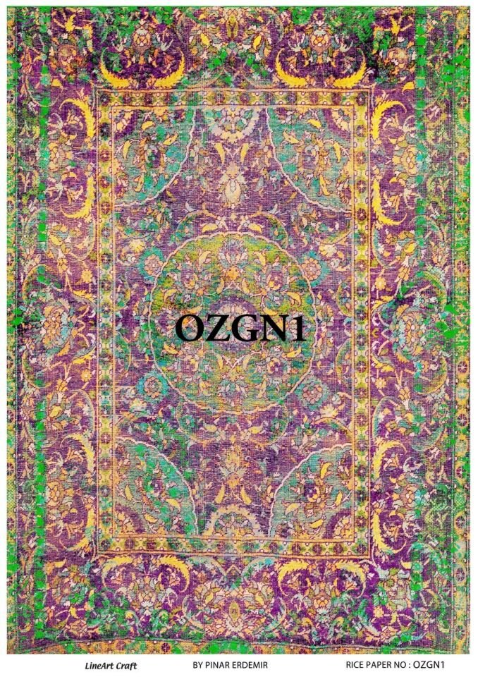 LİNEART PİRİNÇ DEKOPAJ OZGN1