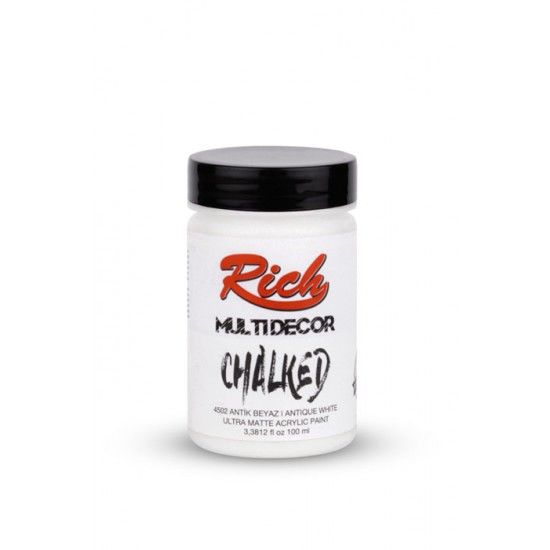 RİCH MULTİ DECOR CHALKED 100ML - ANTİK BEYAZ