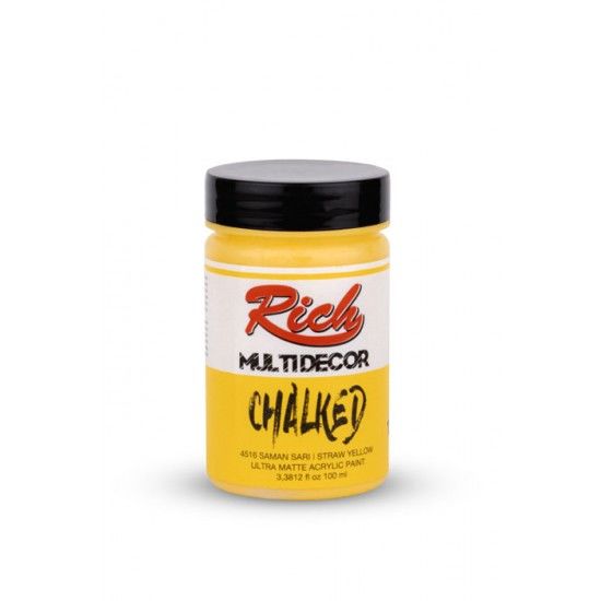 RİCH MULTİ DECOR CHALKED 100ML - SAMAN SARI