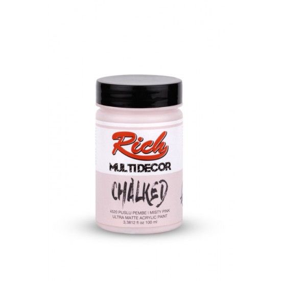 RİCH MULTİ DECOR CHALKED 100ML - PUSLU PEMBE