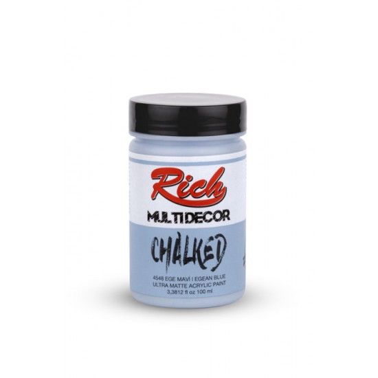 RİCH MULTİ DECOR CHALKED 100ML - EGE MAVİ