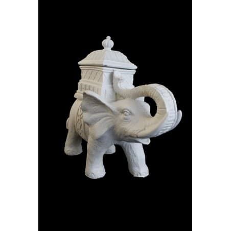 KUTU TAŞIYAN FİL POLYESTER OBJE 21X20 CM