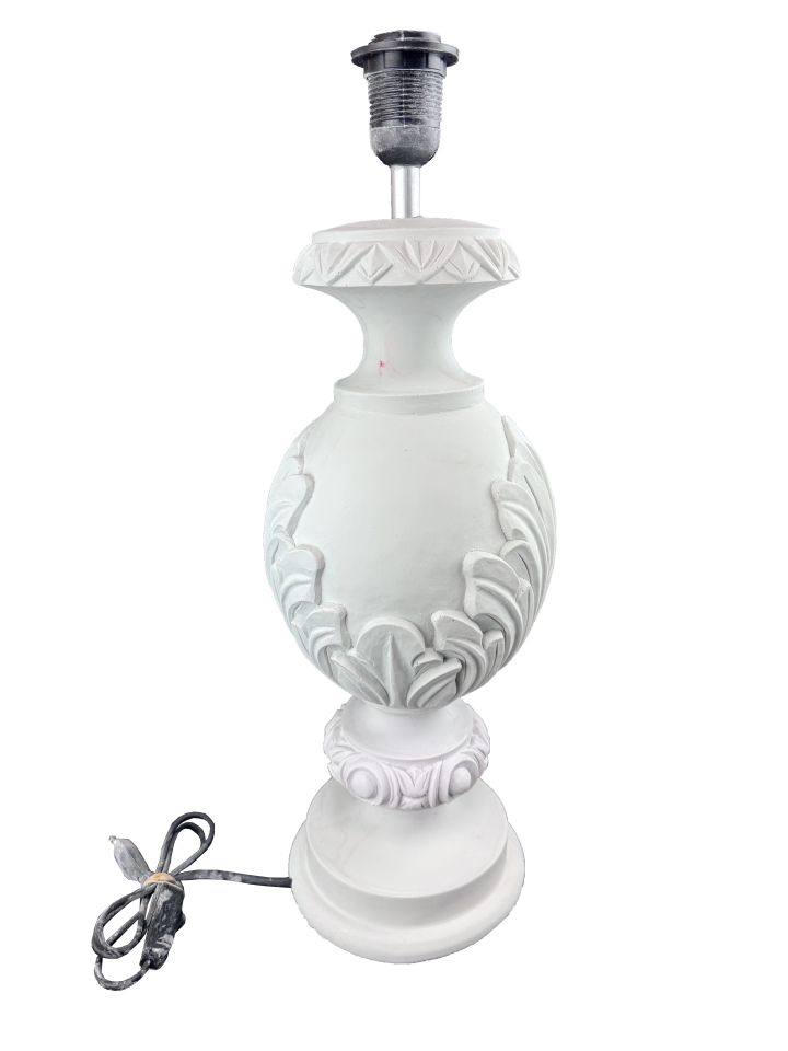 YAPRAKLI ABAJUR HAM POLYESTER OBJE