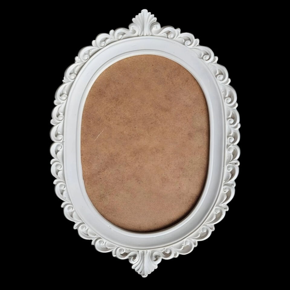 AHŞAP POLYESTER SUNUMLUK OVAL DESENLİ 29 x 22 cm