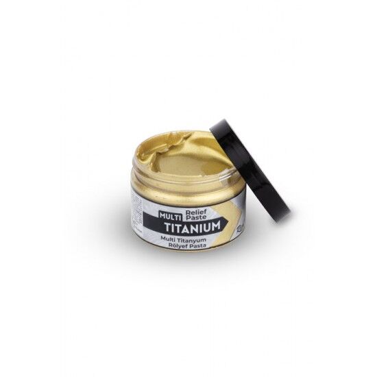 RİCH TİTANYUM RÖLYEF PASTA 150ML- BEYAZ ALTIN