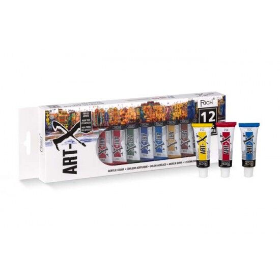 RİCH ART-X 12 ML 12 'Lİ AKRİLİK SET