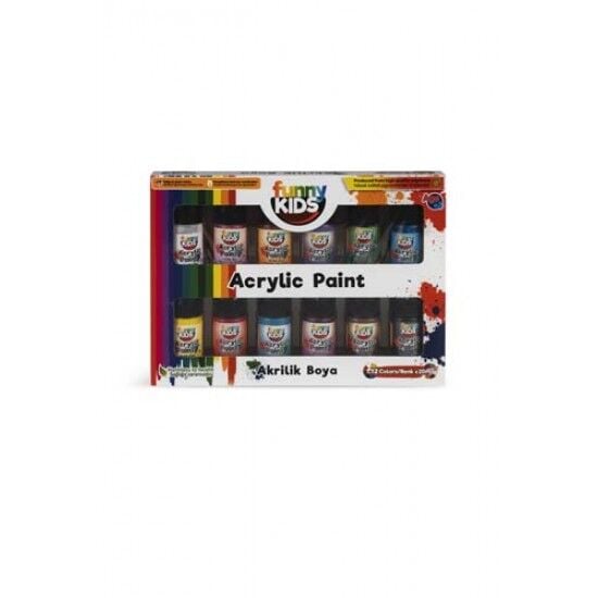 RİCH FUNNY KIDS 20ml AKRİLİK 12'Lİ SET