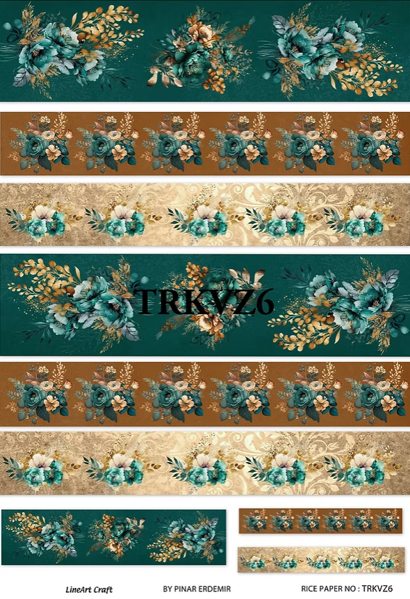 LİNEART PİRİNÇ DEKOPAJ TRKVZ6
