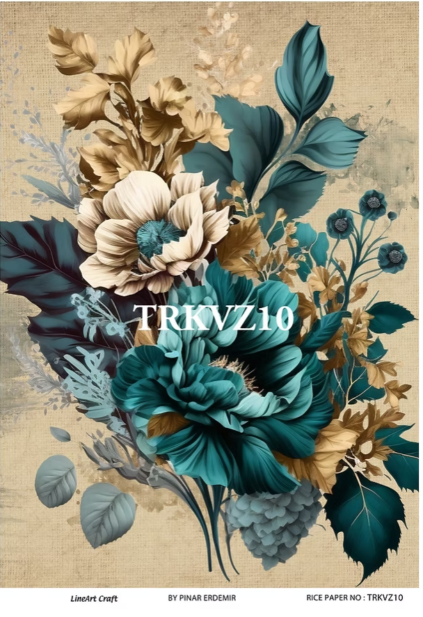 LİNEART PİRİNÇ DEKOPAJ TRKVZ10